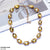 TNSH063 BQN Trendy Oval Chain Necklace - CNSH
