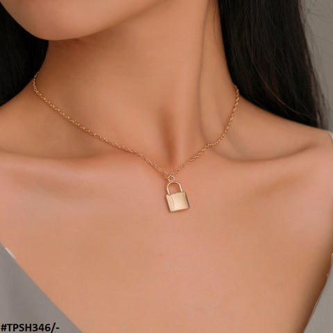 Show off your style with the TPSH346 SGC Lock Pendant from TJ Wholesale Pakistan. This fashionable piece of artificial jewelry is the perfect addition to any outfit. With its trendy design and high-quality materials, it is sure to become a staple in your fashion accessories collection.