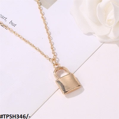 Show off your style with the TPSH346 SGC Lock Pendant from TJ Wholesale Pakistan. This fashionable piece of artificial jewelry is the perfect addition to any outfit. With its trendy design and high-quality materials, it is sure to become a staple in your fashion accessories collection.