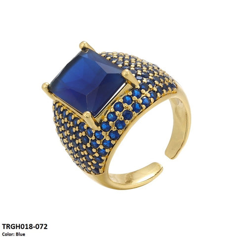 TRGH018 ZHK Zircon Cathedral Ring Adjustable - TRGH