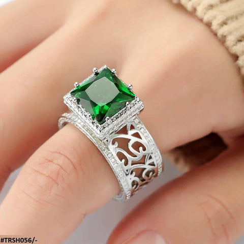 Add a modern touch to your wardrobe with TRSH056 GWH Square Larger Band Ring from TJ Wholesale Pakistan. This stylish fashion accessory offers a versatile design that can elevate any outfit. Made with quality materials, it is the perfect addition to your collection of fashion and artificial jewelry.