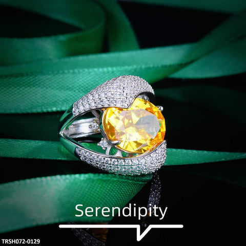 TRSH072 GWH Zircon RING Adjustable - TRSH