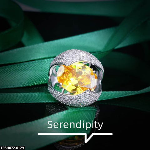 TRSH072 GWH Zircon RING Adjustable - TRSH