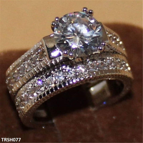 TRSH077 GWH Zircon Couple Ring - TRSH