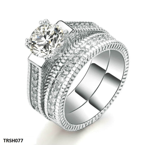 TRSH077 GWH Zircon Couple Ring - TRSH