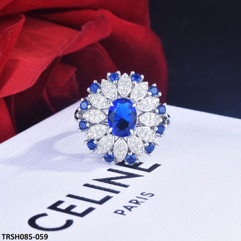 TRSH085 GWH Zircon Ring Adjustable - TRSH