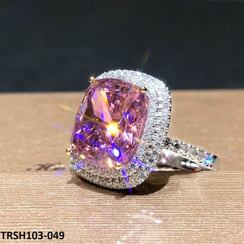 TRSH103 CSH Pink Square Ring - TRSH