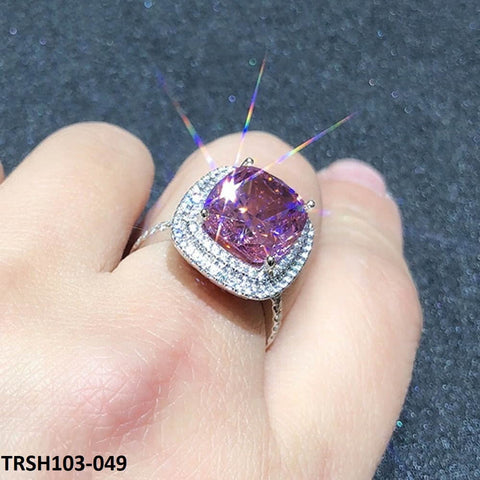 TRSH103 CSH Pink Square Ring - TRSH