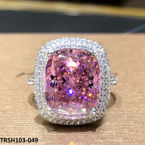 TRSH103 CSH Pink Square Ring - TRSH
