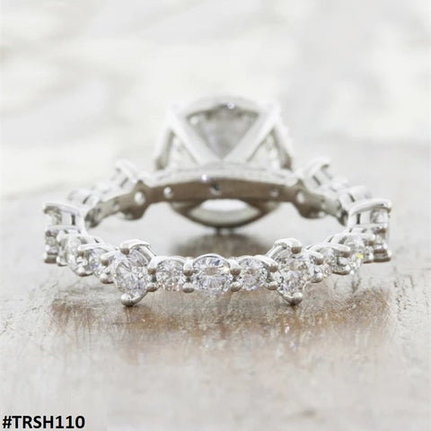 TRSH110 CSH Zigzag Round Couple Ring - TRSH