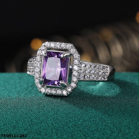 TRSH111 CSH Purple Cushion Ring - TRSH