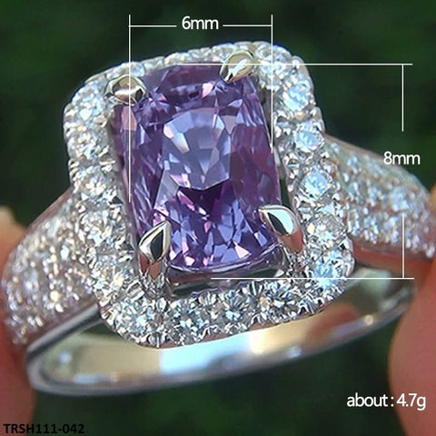 TRSH111 CSH Purple Cushion Ring - TRSH