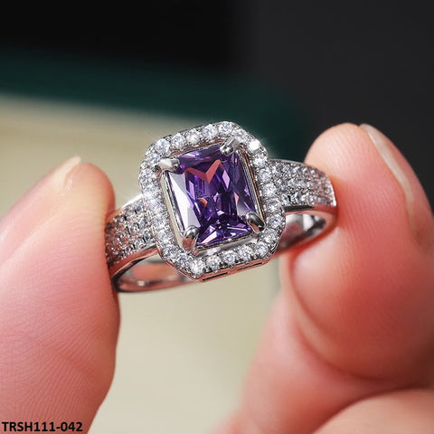 TRSH111 CSH Purple Cushion Ring - TRSH