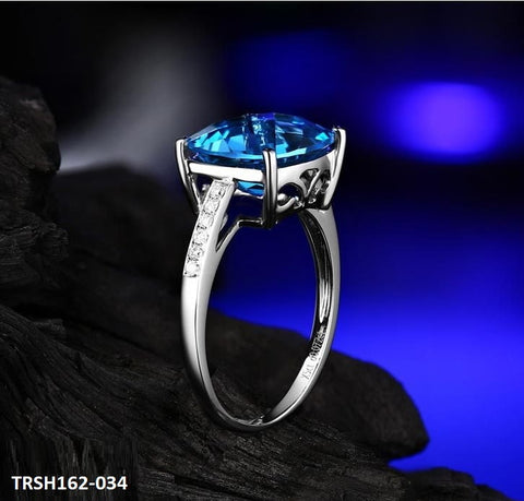 TRSH162 KRL Aqua Cushion Adjustable Ring - TRSH