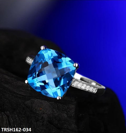 TRSH162 KRL Aqua Cushion Adjustable Ring - TRSH