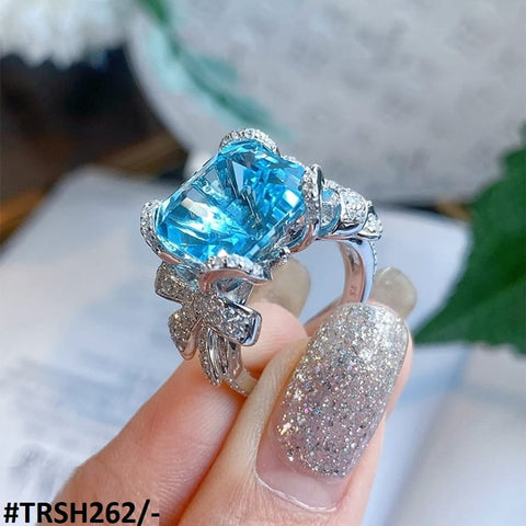 TRSH262 KRL V Knot & Cushion Adjustable Ring - TRSH