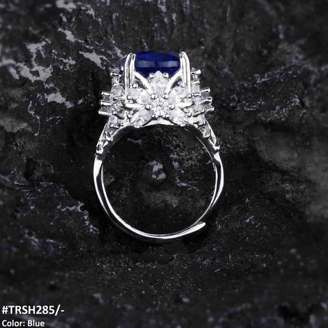 TRSH285 GWH Cathedral Flower Adjustable Ring - TRSH