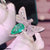 TRSH297 KYC Greenish Tear Butterfly Ring - TRSH