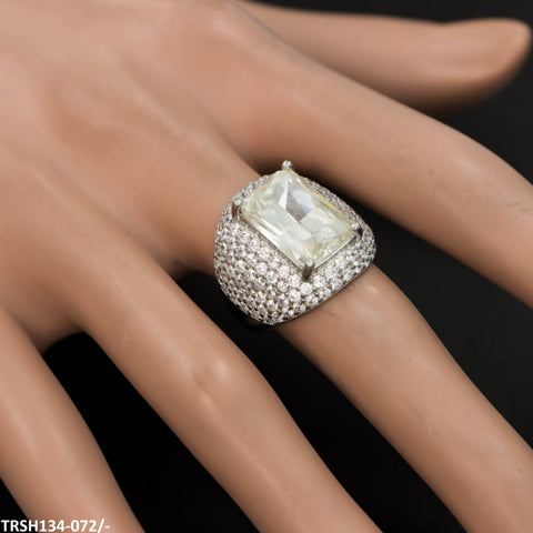 TRSH134 ZHK Charm Cathedral Ring Adjustable - TRSH