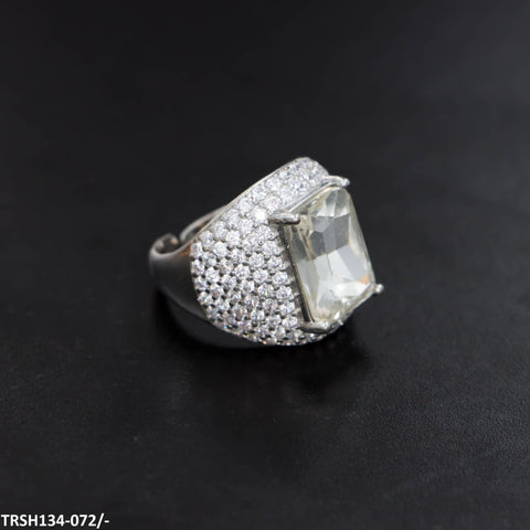 TRSH134 ZHK Charm Cathedral Ring Adjustable - TRSH
