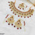 PNSH028 SDQ Flower Pear Collar Necklace Set