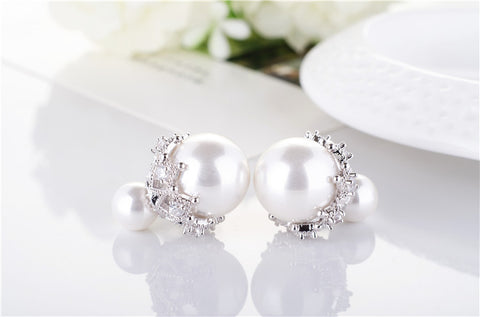 CETH168 ZLX  Pearl Stud Tops pair - CETH